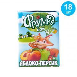 ФРУМКА Сок Яблочно - Персиковый { с 5 мес} 0,2л
