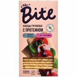 BITE Хлебцы Хрустящие Протеиновые Гречневые 100гр
