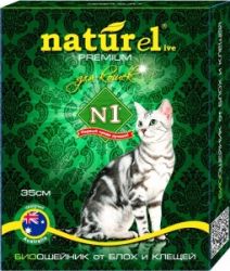 N1 NATUREL BIO ошейник от блох для кошек, 35 см 35 см