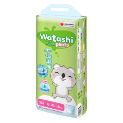 Watashi Трусики - Подгузники для детей XL (36шт) 13-20кг