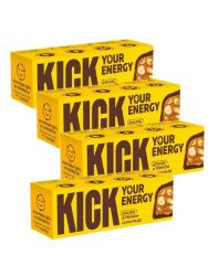 KICK YOUR ENERGY Батончик Арахис в Тёмном Шоколаде 45гр - 4 шт. KICK YOUR ENERGY Батончик Арахис в Тёмном Шоколаде 45гр - 4 шт.