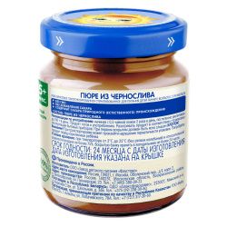БАБУШКИНО ЛУКОШКО Пюре Чернослив {с 5 мес} ГА, б/сах. 100г