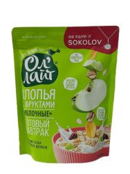 Ол'Лайт Завтраки Сухие Хлопья с Фруктами Яблочные 300 гр-3шт