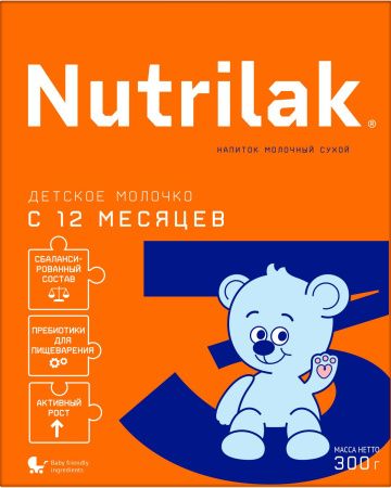 NUTRILAK 3 - Молочный Напиток {с 12 мес} 300г