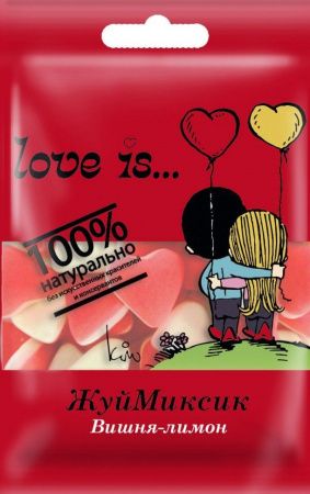 Мармелад Жев. LOVE IS Вишня-Лимон (20 20гр) 400гр