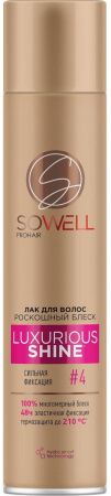 SoWell Лак для волос Luxurious Shine (Роскошный блеск) Сильной Фиксации 300 см3