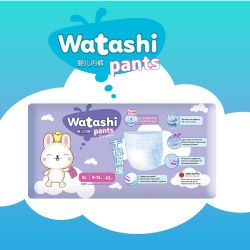 Watashi Трусики - Подгузники для детей L (42шт) 9-14кг