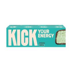 KICK YOUR ENERGY Батончик Кокосовый с Эфирным Маслом Мяты 45гр