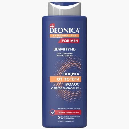 Deonica FOR MEN Шампунь Защита от потери волос 380мл