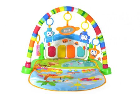 Развивающий коврик Everflo Пианино HS0314059/9614 (зеленый) 80 61см