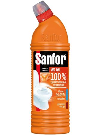 Sanfor Гель для Туалета Super Power против сложных загрязнений {оранж} 750г