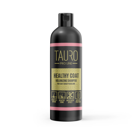 Tauro Pro Line шампунь Healthy Coat для животных с пушистой шерстью, для увеличения объема 250мл
