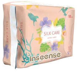 Inseense Silk Care Прокладки женские ежедневные с крылышками 180 мм 10шт