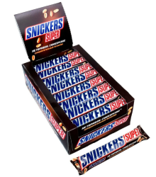 Snickers Super шоколадный батончик Сникерс Супер 1шт