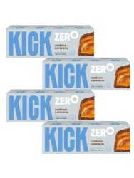 KICK ZERO Батончик c Солёной Карамелью в Шоколаде Без Сахара 45гр-4шт