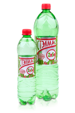 СТЭЛМАС Zn,Se Вода Питьевая Артезианская газ (Цинк, Селен, Йод, Хром, Марганец) 0,6л.