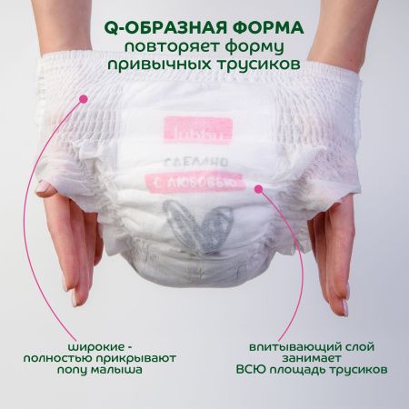 Lubby Premium Трусики -Подгузники (M) 48шт 6-11кг
