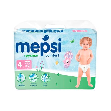 Mepsi Трусики -Подгузники L {22шт} 9-16кг