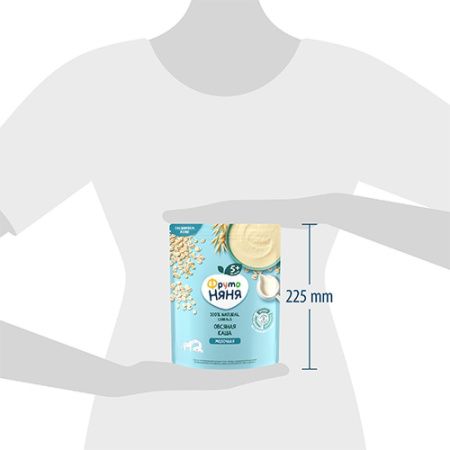 ФрутоНяня Каша Овсянка с Молоком {с 6 мес} 200г