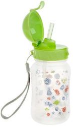 УМка Бутылочка с силиконовой трубочкой 270мл 24+