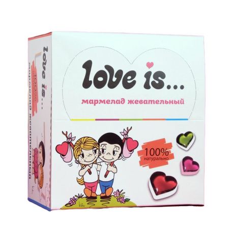 Мармелад Жев. LOVE IS Мята-Лимон-Лайм (20 20гр) 400гр