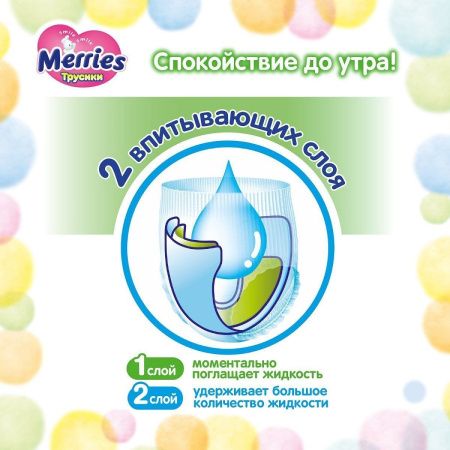 Merries Трусики -Подгузники XXL (26шт) 15-28кг Merries Трусики -Подгузники XXL (26шт) 15-28кг