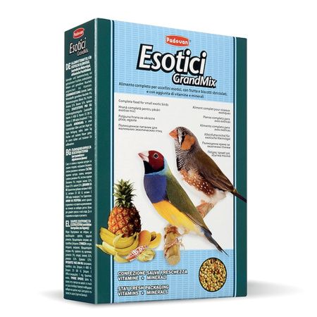 Padovan Корм GRANDMIX Esotiki комплексный/основной для экзотических птиц 400г