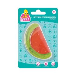 Lubby Прорезыватель силиконовый Арбуз 4+