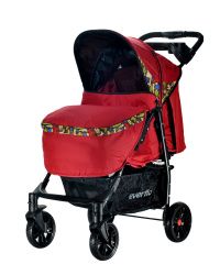 Коляска прогулочная Everflo E-230 Luxe Safari red красный