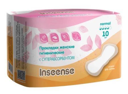 Inseense Silk Care Прокладки женские гигиенические Послеродовые 10шт