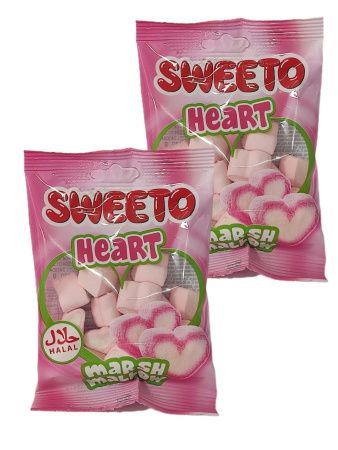 SWEETO Маршмеллоу Сердце 30г - 2 шт.