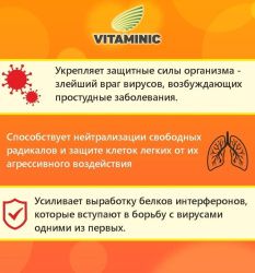 Витамин C Vitaminic таблетки шипучие N20 250мг 20шт