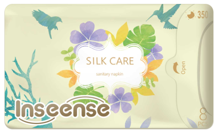 Inseense Silk Care Прокладки женские гигиенические ночные плюс 7 капель 350 мм 8шт