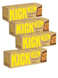 KICK YOUR BRAIN Батончик Финиковый с Бананом в Шоколаде 45гр - 4шт KICK YOUR BRAIN Батончик Финиковый с Бананом в Шоколаде 45гр - 4шт