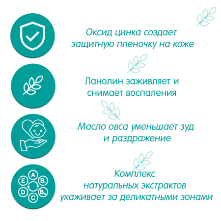 Inseense Крем-присыпка под подгузник Gold 75мл 0+ Inseense Крем-присыпка под подгузник Gold 75мл 0+