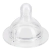 Курносики Соска силиконовая молочная для бутылочек широким горлом 1шт 3+