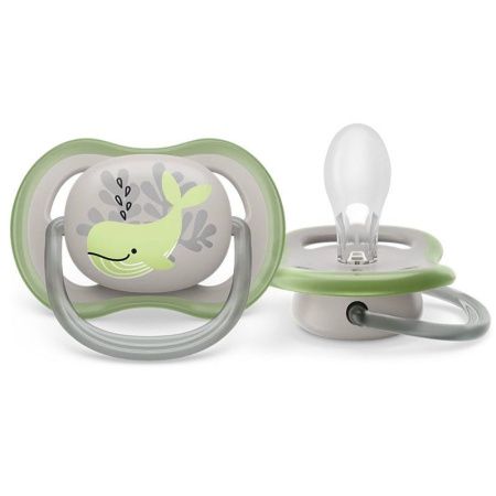 Avent Пустышка силиконовая Ultra Air для девочки (Кит) 6-18мес 1шт