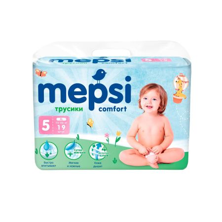 Mepsi Трусики -Подгузники XL {19шт} 12-22кг