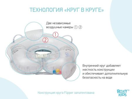 Roxy Kids Круг на шею надувной Flipper Рыцарь