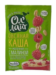 Ол'Лайт Каша Овсяная с Малиной с Молоком 40 гр-6шт