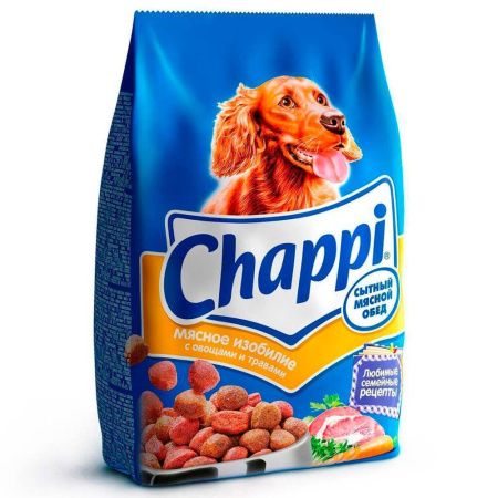 Сухой корм для собак Chappi Сытный Мясной Обед Мясное Изобилие с овощами и травами 2,5кг