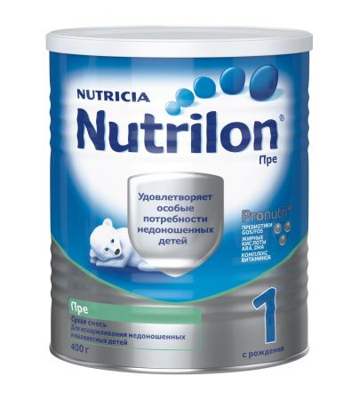 NUTRILON ПРЕ 1 Pro Lipid - Молочная Смесь {с рождения} {для недонош. и маловес. детей более 1800г.} 400г.