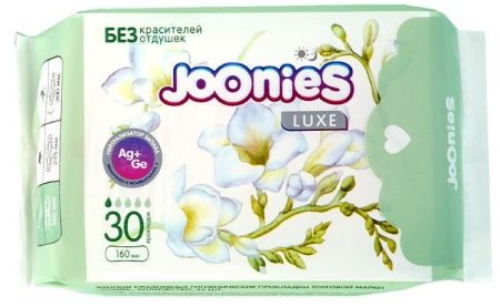 JOONIES Luxe Прокладки Женские Ежедневные 30шт (160мм)