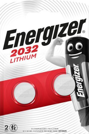 Батарейки круглые Энерджайзер Energizer Miniatures Lithium CR 2032 FSB2 2 шт на блистере