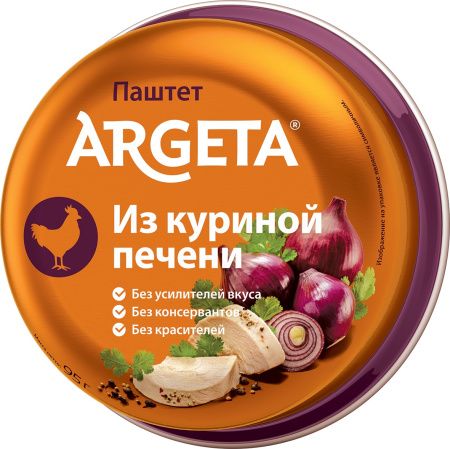 АРГЕТА Паштет из Куриной Печени 95г