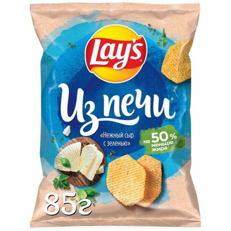 LAY's из Печи Нежный Сыр с Зеленью 85г