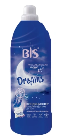 BIS Кондиционер для Белья Концентрированный Французская Лаванда (Флакон) 900 мл
