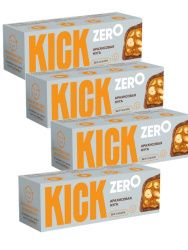 KICK ZERO Батончик Арахис в Шоколаде Без Сахара (Арахисовая Нуга) 45гр-4шт