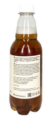 KOMBUCHA RELAX Напиток на Чайном Грибе Липа-Чабрец 0,350л KOMBUCHA RELAX Напиток на Чайном Грибе Липа-Чабрец 0,350л