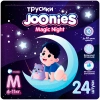JOONIES Magic Night Подгузники-трусики, размер M (6-11 кг), 24 шт. 6-11кг JOONIES Magic Night Подгузники-трусики, размер M (6-11 кг), 24 шт. 6-11кг